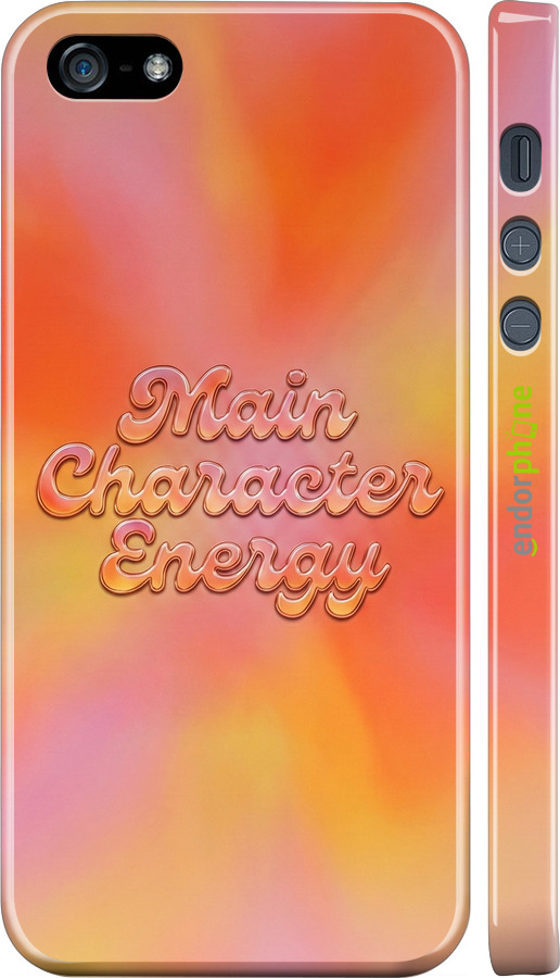 3D пластиковый матовый чехол Aura Gradient Main Character Energy Aesthetic Y2K для Apple iPhone 5s - 6783m-21 изображение 