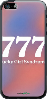 2D пластиковый чехол 'Aesthetic Aura Gradient 777 Lucky Energy' для iPhone SE изображение 3