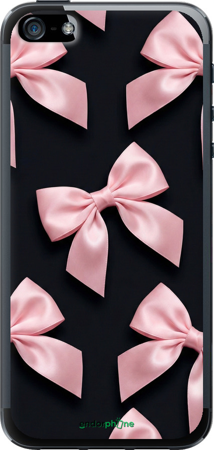 2D пластиковый чехол Coquette Ribbons Dark Coquette для Apple iPhone 5 - 6767t-18 изображение 