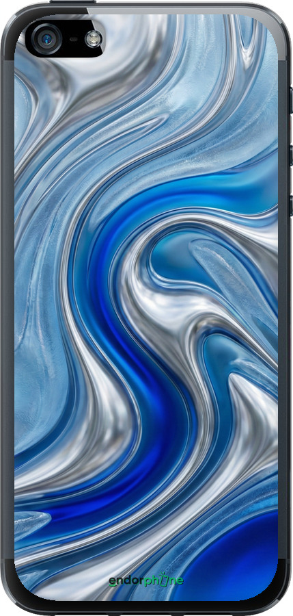 2D пластиковий чехол Liquid Chrome для Apple iPhone SE - 6781t-214 изображение 