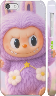 3D пластиковий глянцевий чехол Лабубу для Apple iPhone 5c - 6708c-23 изображение 