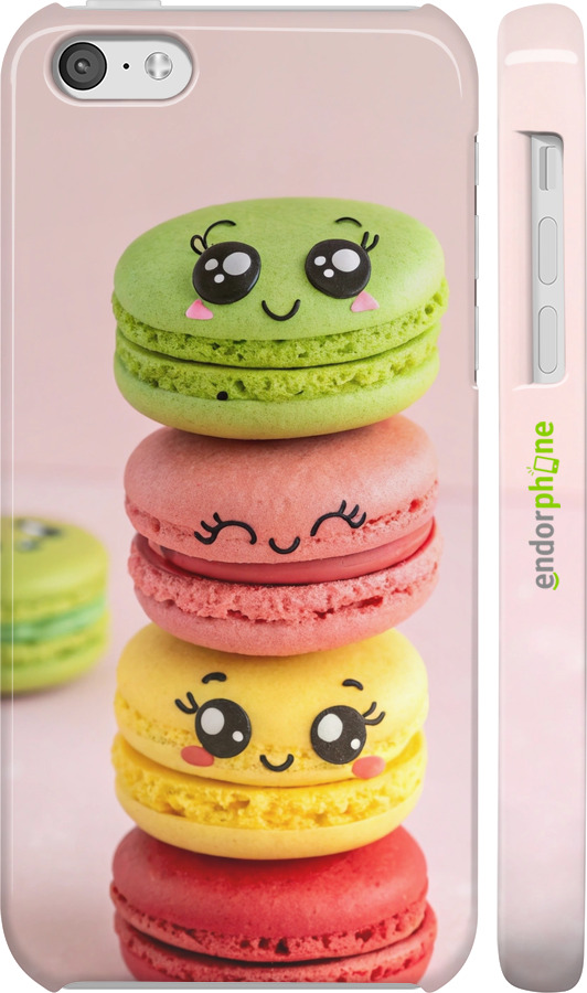 3D пластиковый глянцевый чехол Печенье для Apple iPhone 5c - 6693c-23 изображение 