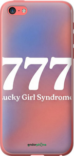 2D пластиковый чехол 'Aesthetic Aura Gradient 777 Lucky Energy' для iPhone 5c изображение 3
