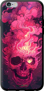 TPU чехол Череп арт для Apple iPhone 6 Plus - 6385b-48 изображение 