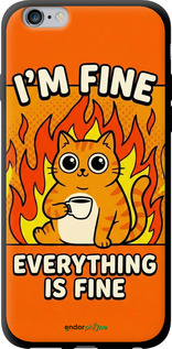 TPU чехол 'Funny Cat' для iPhone 6 Plus изображение 5