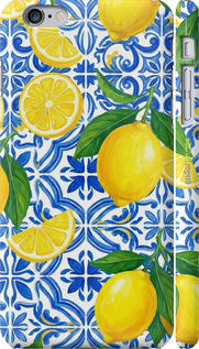 3D пластиковий матовий чехол Grocery Girl Italian Summer для Apple iPhone 6 Plus - 6766m-48 изображение 