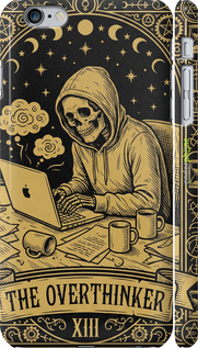 3D пластиковий матовий чохол 'The Overthinker' для iPhone 6 Plus зображення 1