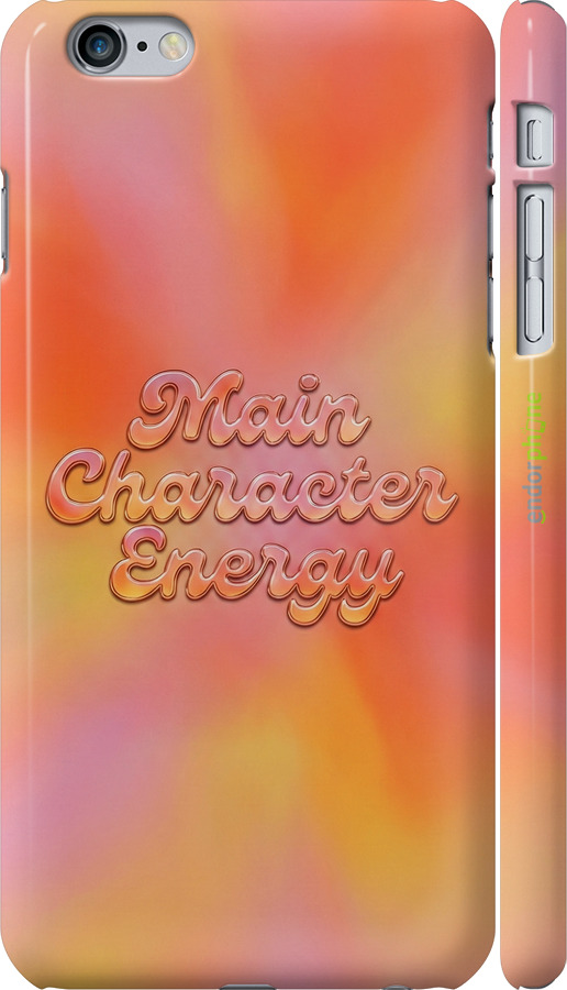 3D пластиковый глянцевый чехол Aura Gradient Main Character Energy Aesthetic Y2K для Apple iPhone 6s Plus - 6783c-91 изображение 