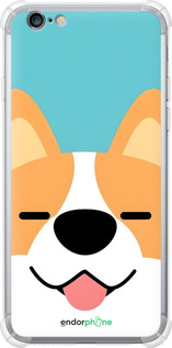Силикон с усиленными углами чехол Корги для Apple iPhone 6 Plus - 6280sp-48 изображение 
