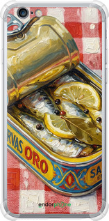 Силіконовий протиударний с посиленими кутами чохол 'Vintage Sardine Tin Phone' для iPhone 6s Plus зображення 4