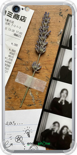 Силіконовий протиударний с посиленими кутами чохол 'Aesthetic Scrapbook Collage' для iPhone 6s Plus зображення 5