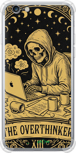 Силіконовий протиударний с посиленими кутами чехол The Overthinker для Apple iPhone 6s Plus - 6774sp-91 изображение 