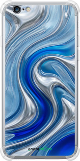 Силіконовий протиударний с посиленими кутами чехол Liquid Chrome для Apple iPhone 6s Plus - 6781sp-91 изображение 