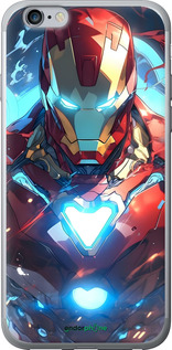 2D пластиковий чехол Железный человек для Apple iPhone 6s Plus - 6372t-91 изображение 