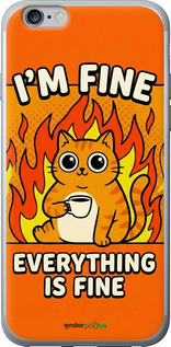 2D пластиковый чехол 'Funny Cat' для iPhone 6 Plus изображение 28