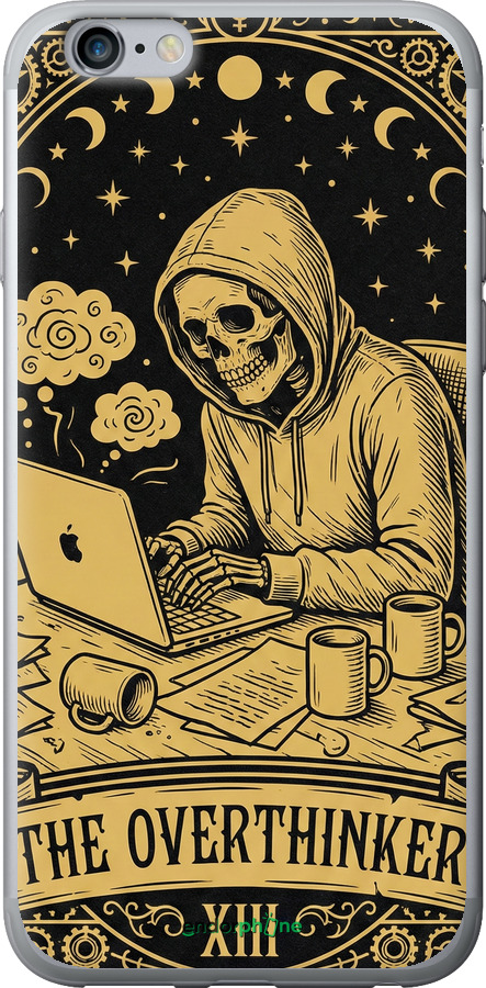 2D пластиковый чехол The Overthinker для Apple iPhone 6s Plus - 6774t-91 изображение 