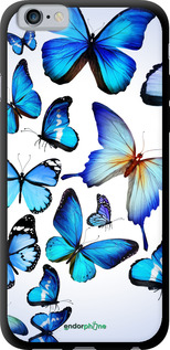 TPU чехол Метелики для Apple iPhone 6 - 6023b-45 изображение 
