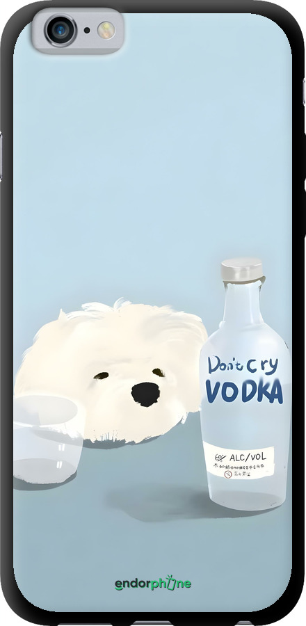 TPU чехол Пес водка для Apple iPhone 6 - 6368b-45 изображение 