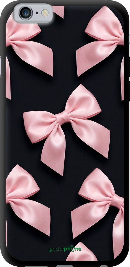 TPU чехол Coquette Ribbons Dark Coquette для Apple iPhone 6s - 6767b-90 изображение 