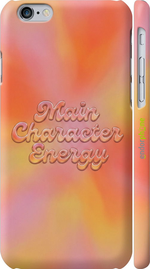 3D пластиковый глянцевый чехол Aura Gradient Main Character Energy Aesthetic Y2K для Apple iPhone 6 - 6783c-45 изображение 