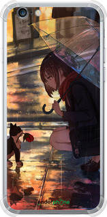 Силіконовий протиударний с посиленими кутами чехол Anime для Apple iPhone 6 - 6609sp-45 изображение 