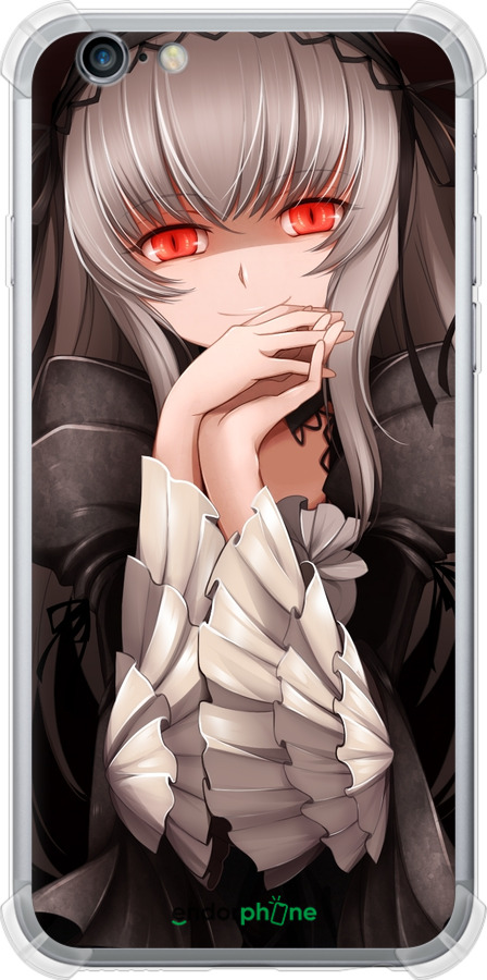Силикон с усиленными углами чехол Suigintou для Apple iPhone 6s - 6606sp-90 изображение 