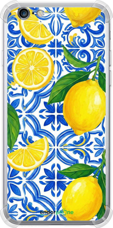 Силіконовий протиударний с посиленими кутами чехол Grocery Girl Italian Summer для Apple iPhone 6s - 6766sp-90 изображение 