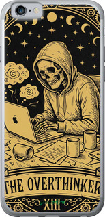 2D пластиковый чехол 'The Overthinker' для iPhone 6 изображение 2
