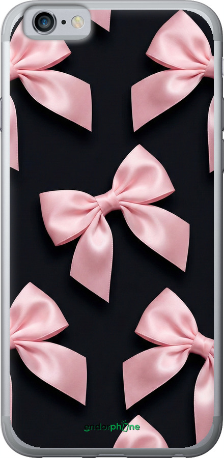 2D пластиковый чехол Coquette Ribbons Dark Coquette для Apple iPhone 6s - 6767t-90 изображение 