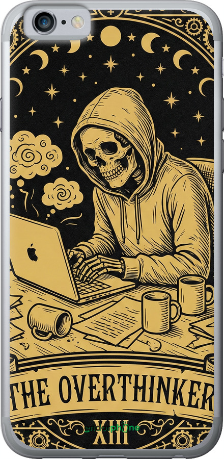 2D пластиковий чехол The Overthinker для Apple iPhone 6s - 6774t-90 изображение 