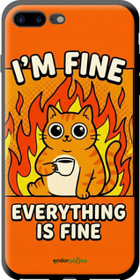 TPU чехол Funny Cat для Apple iPhone 8 Plus - 6786b-1032 изображение 