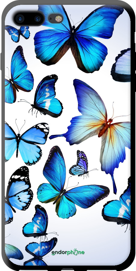 TPU чехол Метелики для Apple iPhone 8 Plus - 6023b-1032 изображение 