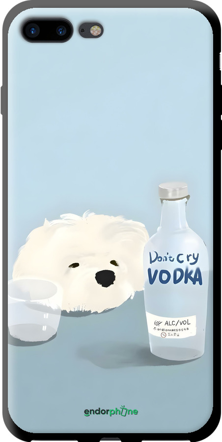 TPU чехол Пес водка для Apple iPhone 7 Plus - 6368b-337 изображение 