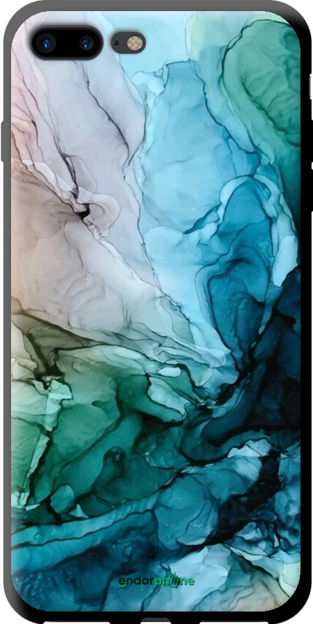TPU чехол С красочной абстрактной картиной Соленые берега для Apple iPhone 7 Plus - 6405b-337 изображение 
