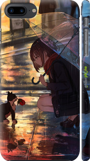 3D пластиковый глянцевый чехол Anime для Apple iPhone 8 Plus - 6609c-1032 изображение 