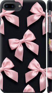 3D пластиковый глянцевый чехол Coquette Ribbons Dark Coquette для Apple iPhone 8 Plus - 6767c-1032 изображение 