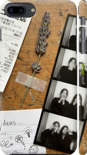 3D пластиковый глянцевый чехол Aesthetic Scrapbook Collage для Apple iPhone 8 Plus - 6773c-1032 изображение 