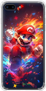 Силіконовий протиударний с посиленими кутами чехол Супер Маріо для Apple iPhone 7 Plus - 6342sp-337 изображение 