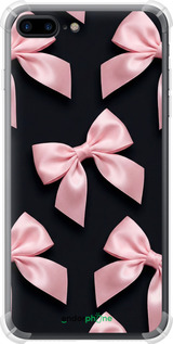 Силіконовий протиударний с посиленими кутами чехол Coquette Ribbons Dark Coquette для Apple iPhone 7 Plus - 6767sp-337 изображение 