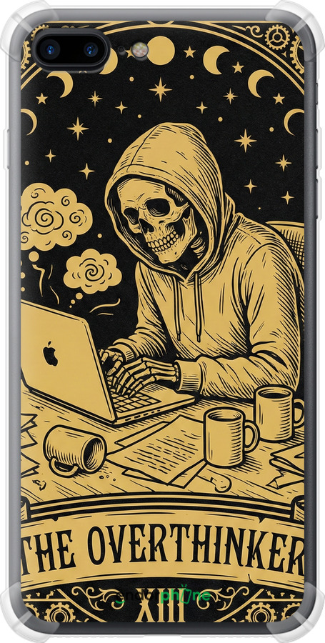 Силикон с усиленными углами чехол The Overthinker для Apple iPhone 7 Plus - 6774sp-337 изображение 