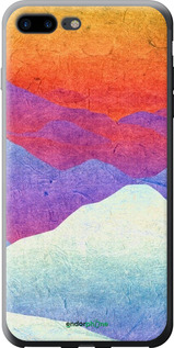 2D пластиковый чехол Горный закат для Apple iPhone 8 Plus - 6479t-1032 изображение 