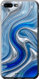 2D пластиковый чехол 'Liquid Chrome' для iPhone 8 Plus изображение 10