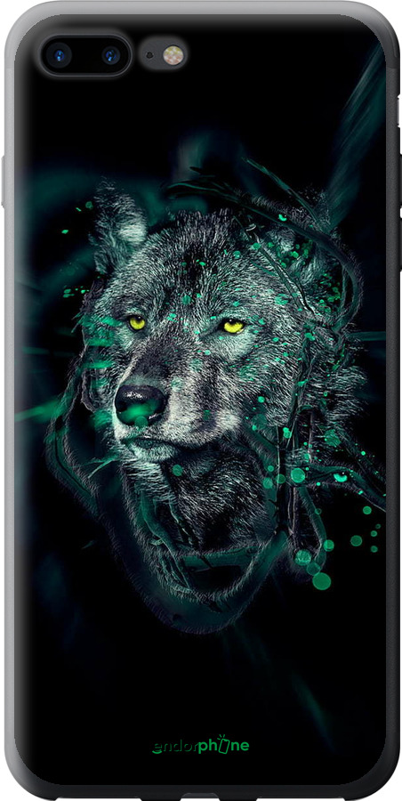 2D пластиковый чехол Wolf для Apple iPhone 7 Plus - 6610t-337 изображение 