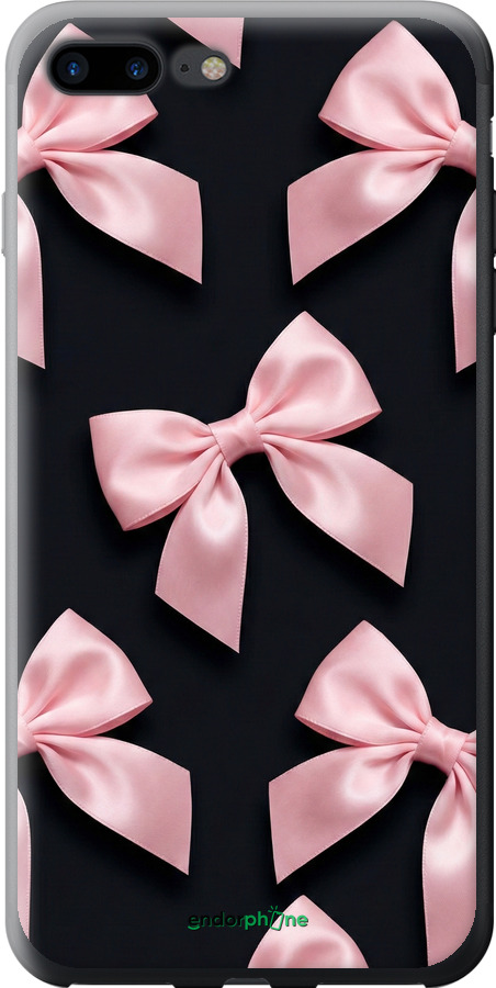2D пластиковый чехол Coquette Ribbons Dark Coquette для Apple iPhone 7 Plus - 6767t-337 изображение 