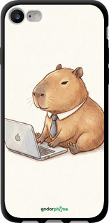 TPU чехол Funny Capybara CEO Working для Apple iPhone SE 2022 - 6777b-3737 изображение 
