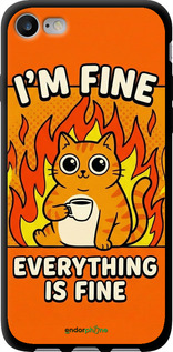 TPU чехол Funny Cat для Apple iPhone SE 2022 - 6786b-3737 изображение 