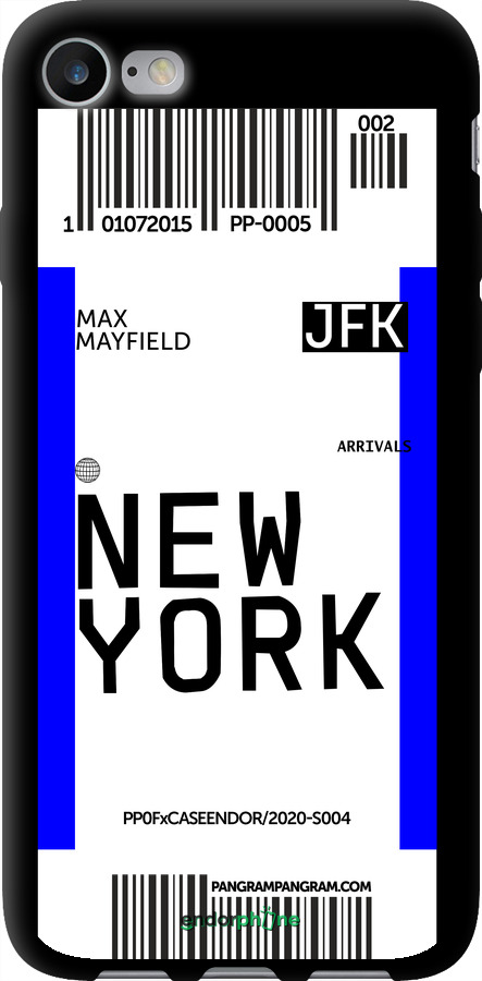 TPU чехол New York для Apple iPhone SE 2022 - 4861b-3737 изображение 