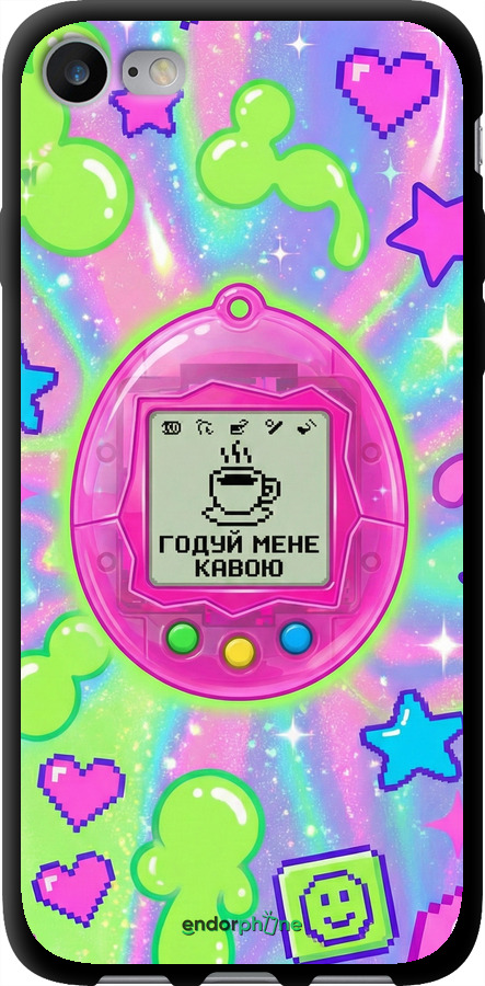 TPU чехол Y2K Aesthetic Retro Pet: Годуй мене кавою для Apple iPhone SE 2022 - 6784b-3737 изображение 