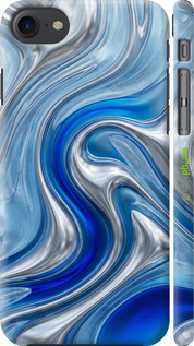 3D пластиковий матовий чехол Liquid Chrome для Apple iPhone 7 - 6781m-336 изображение 