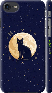 3D пластиковый глянцевый чехол Cute Cat Celestial/Witchy для Apple iPhone SE 2020 - 6787c-2013 изображение 